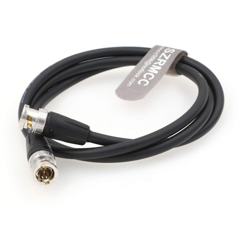 [AUSTRALIA] - SZRMCC HD SDI 12G 75ohm Male to Male 4K Video Coaxial BNC Cable for Cameras Monitors (1m) Black Cable 1m 