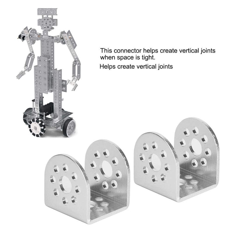 2 pPcs C Type Connection Bracket Compatible With Tetrix Robotics and Pitsco Robot Parts
