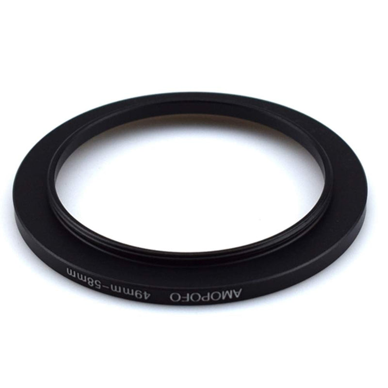 Universal 49-58mm /49mm to 58mm Step Up Ring Filter Adapter for UV,ND,CPL,Metal Step Up Ring Adapter