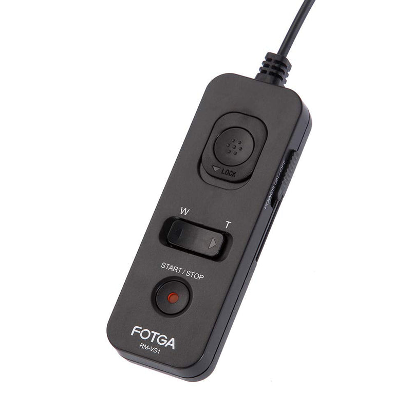Fotga 39.4Inch Remote Control Shutter Release Cord for Sony A1 A9 A7 A7S A7R II III IV A6100 A6400 A6500 A6600 6300 RX100 VII M7 RX100M6 M4 M5 RX10M3 M4 A77 A99 II FDR-AX700 FX3 ZV-1 as RM-VPR1 RM-VPR1(1M Cable)
