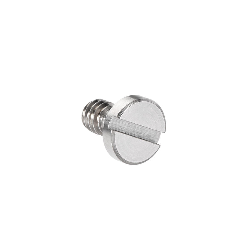 [AUSTRALIA] - uxcell 1/4" Mounting Screw Adapter Slotted 0.24" Thread Length for Camera Tripod Alloy Steel 5Pcs 
