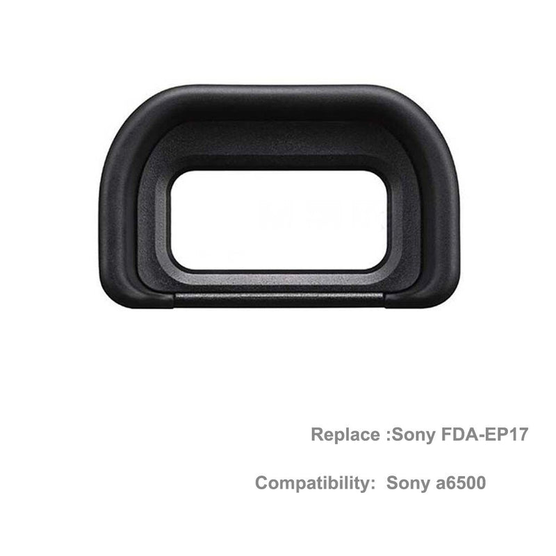 LXH (2 Pack) Replaces Sony FDA-EP17 Eyepiece / Eyecup / Eye cup / Viewfinder For Sony Alpha a6500 Camera Black