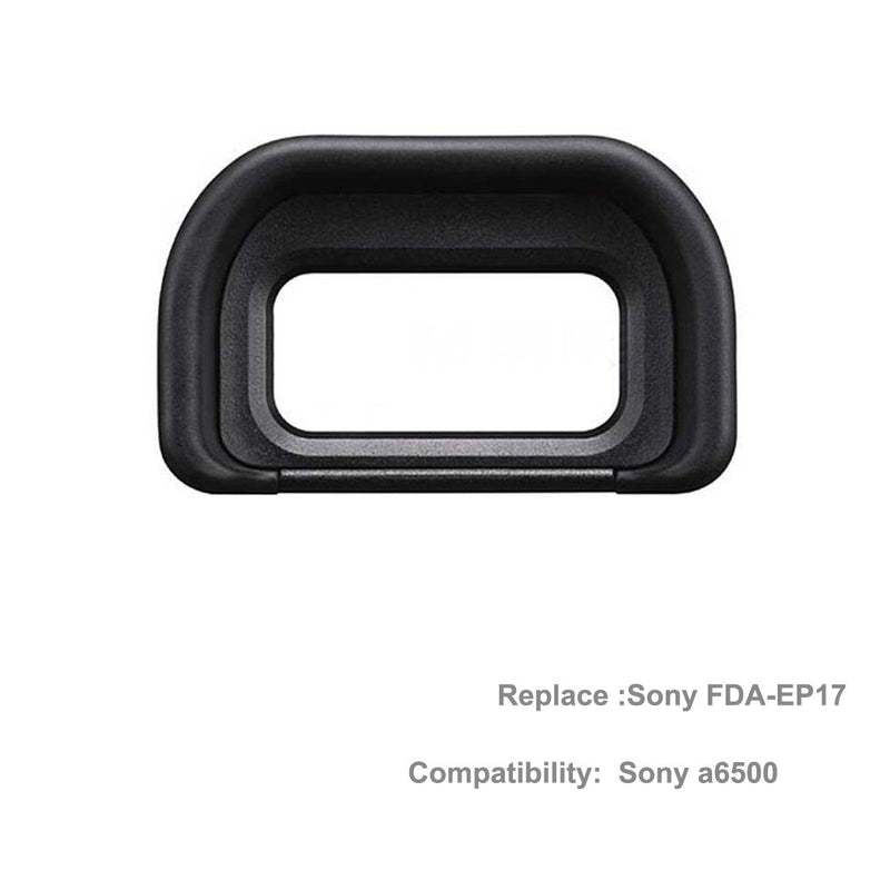 LXH ( Rubber+ABS ) Eyepiece Eyecup Eye cup Viewfinder (Replacement for Sony FDA-EP17 Eyepiece )For Sony Alpha a6500 Digital Camera Black (1 Pack)
