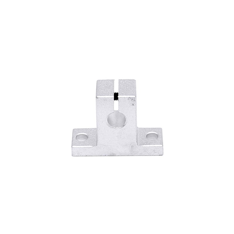 FKG SK8 Aluminum Linear Motion Rail Clamping Guide Support for 8mm Diameter Shaft, Set of 10