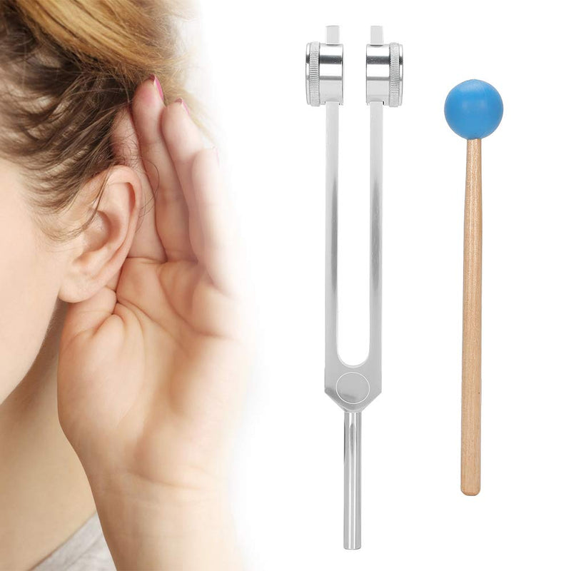 126.22Hz Yoga Meditation Tuning Energy Fork With Hammer, Aluminum Alloy Tuning Fork Gift Tuning Fork Chakra Tuning Fork Widened And Thickened