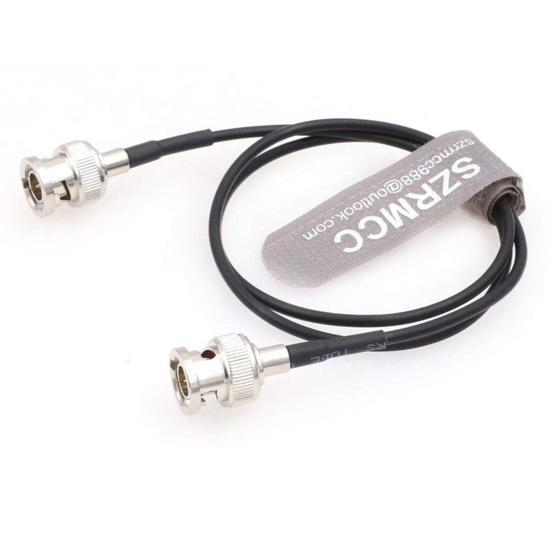 SZRMCC RG174 75ohm HD SDI 3G Flexible Soft BNC Male to Male Video Coaxial RF Cable for ARRI RED Blackmagic Cameras Monitor Radio Frequency (60cm) 60cm