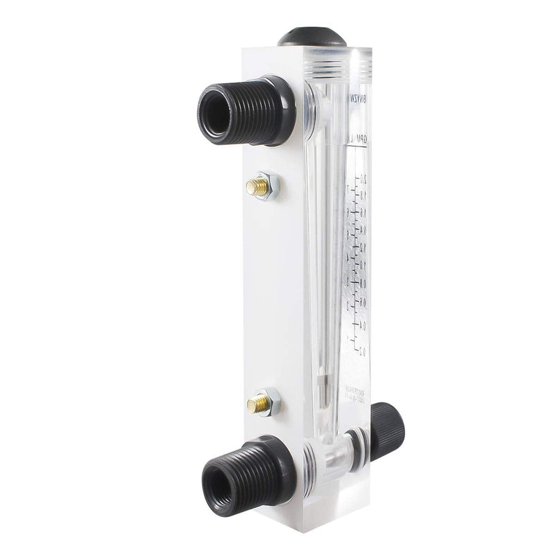 BNYZWOT Tubig Liquid Daloy ng Metro Flowmeter 1/2 PT Thread M-15 0.2-2GPM 1-7LPM