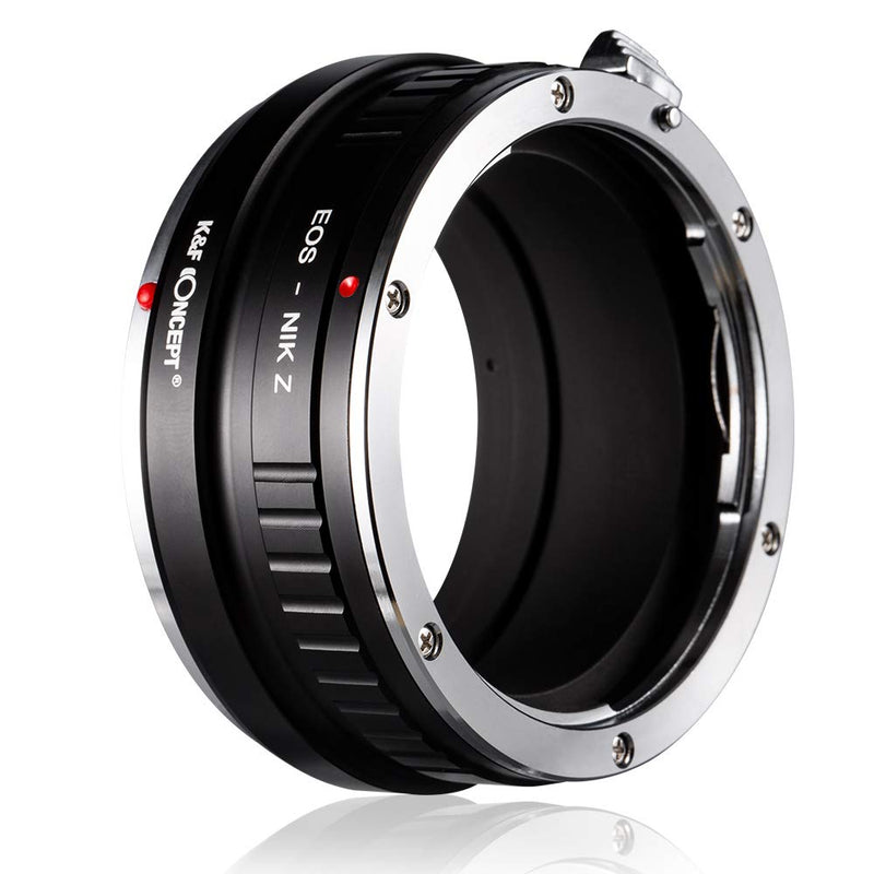 K&F Concept Lens Mount Adapter for Canon EF Mount Lens to Nikon Z6 Z7 Camera NIK Z