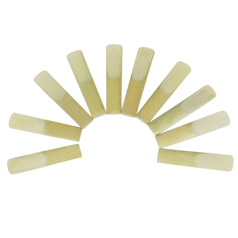 Andoer 2.5 Reed Bamboo 10 Pieces for Saxophone (bE Alto)