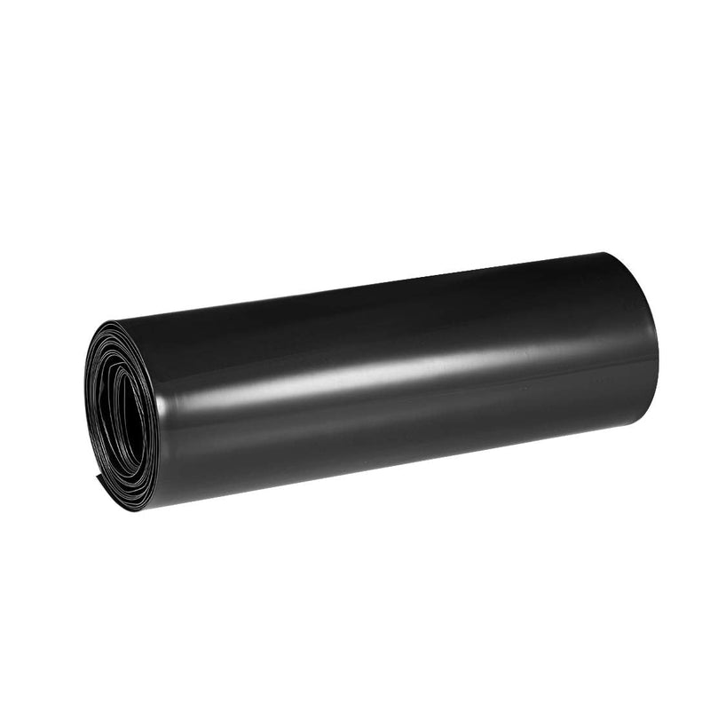 [AUSTRALIA] - uxcell Battery Wrap, 220mm Flat Width 140mm Dia 3 Meters PVC Heat Shrink Tube Wraps for Big Battery Pack Black 