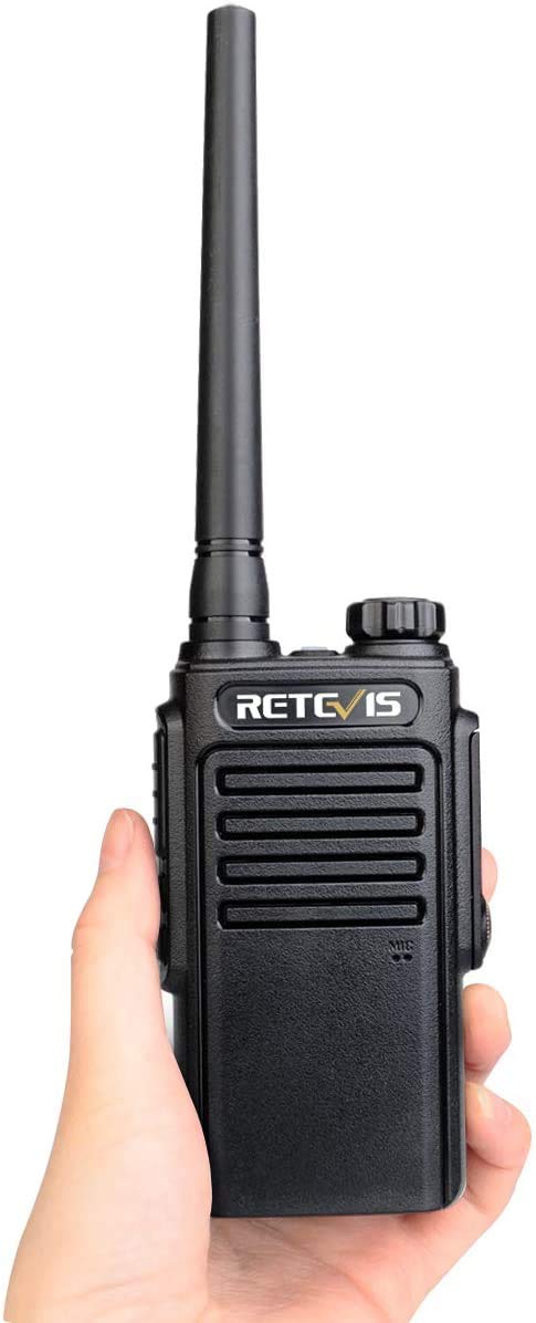 Retevis RT47V Two Way Radio Handheld,Long Range Two Way Radio Waterproof for Adults, Rechargeable Portable Hands Free Walkie Talkies Outdoor Travel (1 Pack)