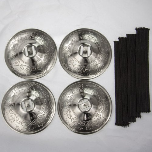 German Silver Arabesque Zills/Finger Cymbals/Zils