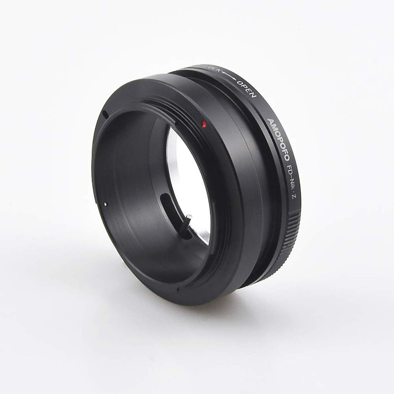 FD to Nikon Z Lens Adapter, Compatible with for Canon FD FL Mount Lens to Nikon Z Mount Z6 Z7 Z50 Full Frame Camera FD FL to Nikon Z Lens Adapter