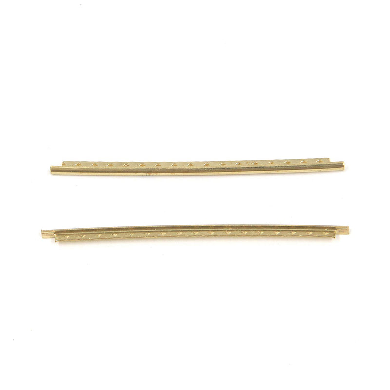 FarBoat 20Pcs Fret Wires 2.0mm Fingerboard Brass Copper Replacements for Acoustic Guitars