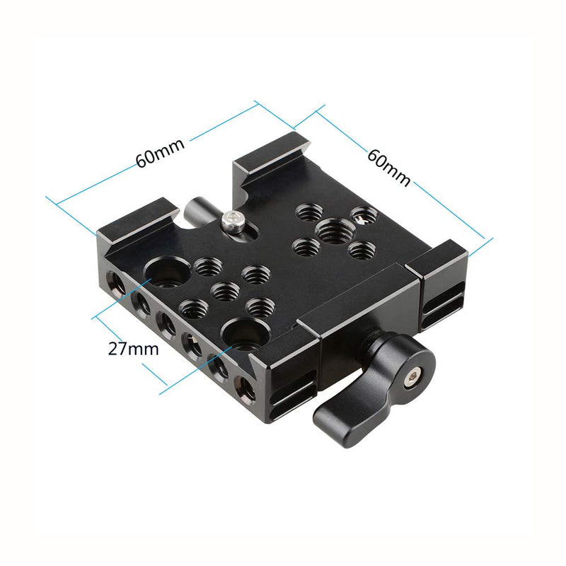 CAMVATE Quick Release Baseplate Compatible with Manfrotto 577/501 / 701 / Tripod - 2406