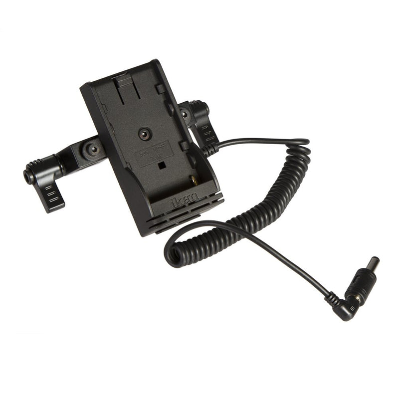 Ikan BMPCC-PWR-2RD-SU Blackmagic Pocket Cinema Camera Dual Rod DV Power Kit for Sony BP-U (Black)
