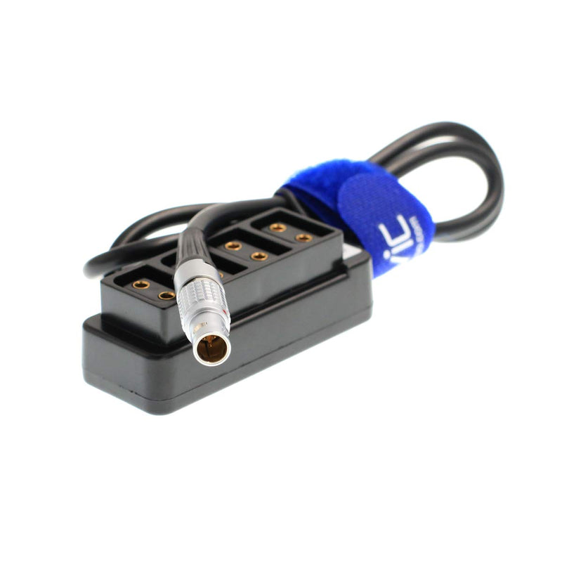 Eonvic B Type 4 Port D-tap Splitter Hub to 3 pin steadicam Zephyr Power Supply Cable for Camera