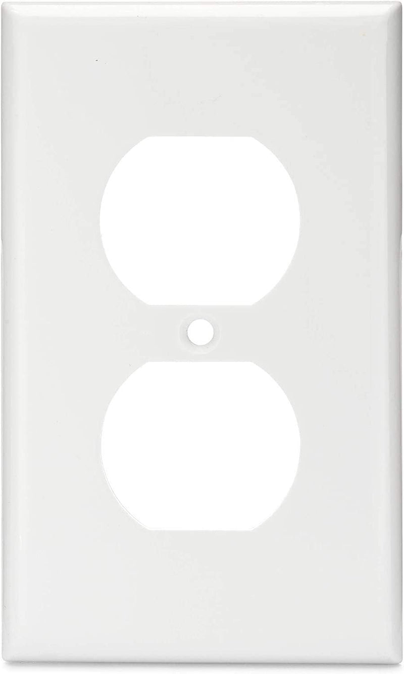 Outlet Covers (20 Pack) Wall Plate Outlet Cover, Power Outlet Cover, Plug Outlet Cover, Electrical Outlet Cover, Duplex Outlet Cover, Duplex Receptacle Outlet, Duplex Wall Plate, 1-Gang - White