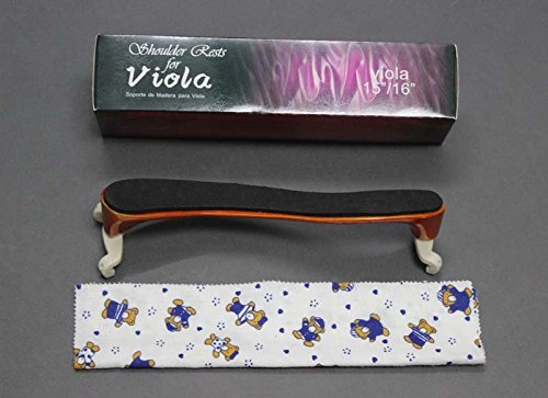 Deluxe Maple Wood Tiger Stripes Universal Model Viola Shoulder Rest With Cloth