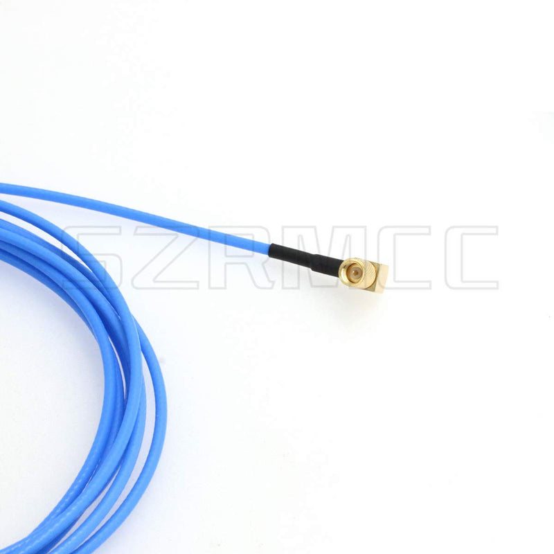 SZRMCC Right Angle Microdot 10-32UNF Male M5 to BNC Male Test Cable for Vibration Acceleration Sensor (5m) 5m