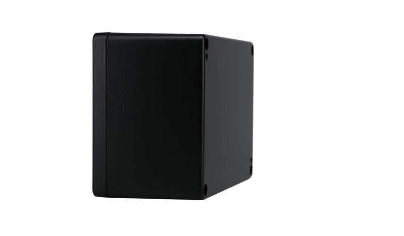 BUD Industries AN-1305-AB IP68 Aluminum Enclosure 5.83" L x 4.25" W, Black