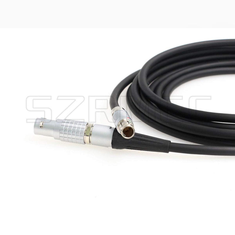 SZRMCC Preston MDR-3 MDR-4 10 Pin to Fischer 3 Pin Run/Stop Power Cable for RED ARRI Alexa Camera (Straight) Straight