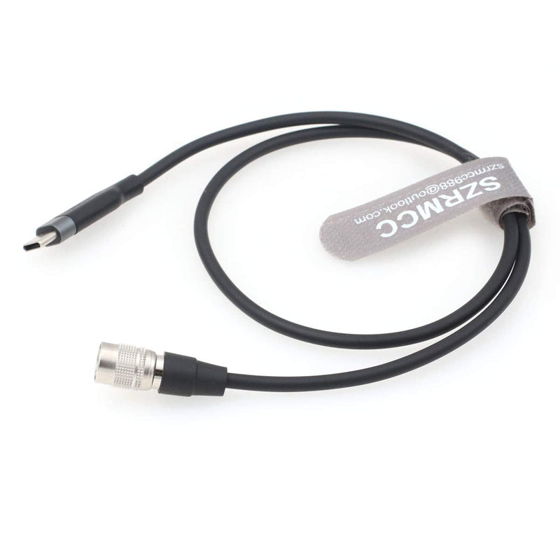 SZRMCC USB C Type-C to Hirose 4 pin Male PD Trigger Power Cable for Zoom F4 F8 Sound Devices 688 644 633