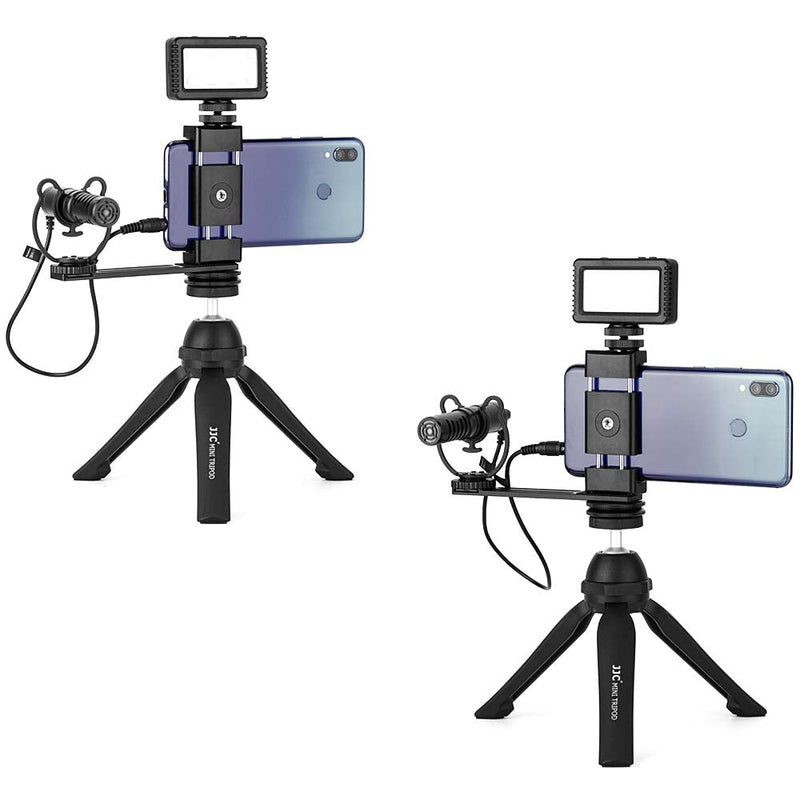 JJC Metal Cold Shoe Mount Bracket Extension Bar for Sony RX100 VII A6400 A6100 A6600 Canon G7X Mark III EOS M6 Mark II GoPro Hero DJI OSMO Action Camera & Cell Phone to Add Mic, Arca Swiss Type Plate