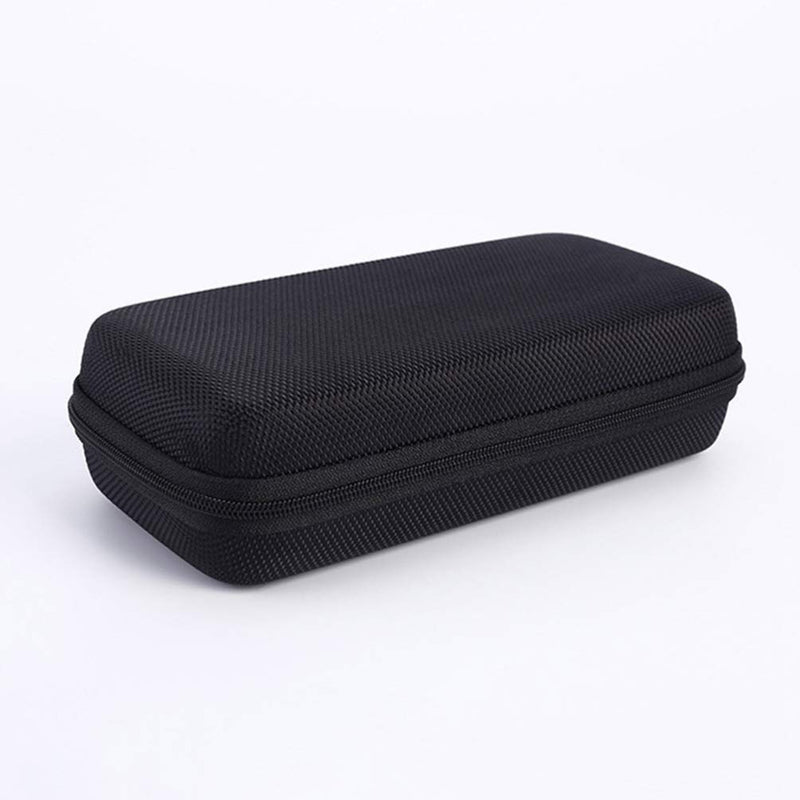 Exceart Microphone Bag Shockproof Microphone Storage Box Protective Microphone Case Small Organizer Pouch for Pnecil Cosmetic Toiletry(Black)