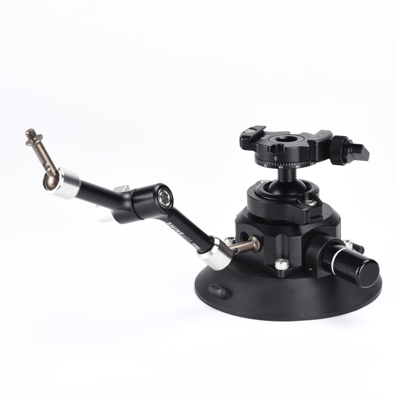 Articulating Magic Arm with 1/4" Thread Screw,Magic Versa Arm Multi-Purpose Tripod Accessory Mount 1/4" Ideal for LCD Monitor/LED Lights/Microphone/Cell Phone