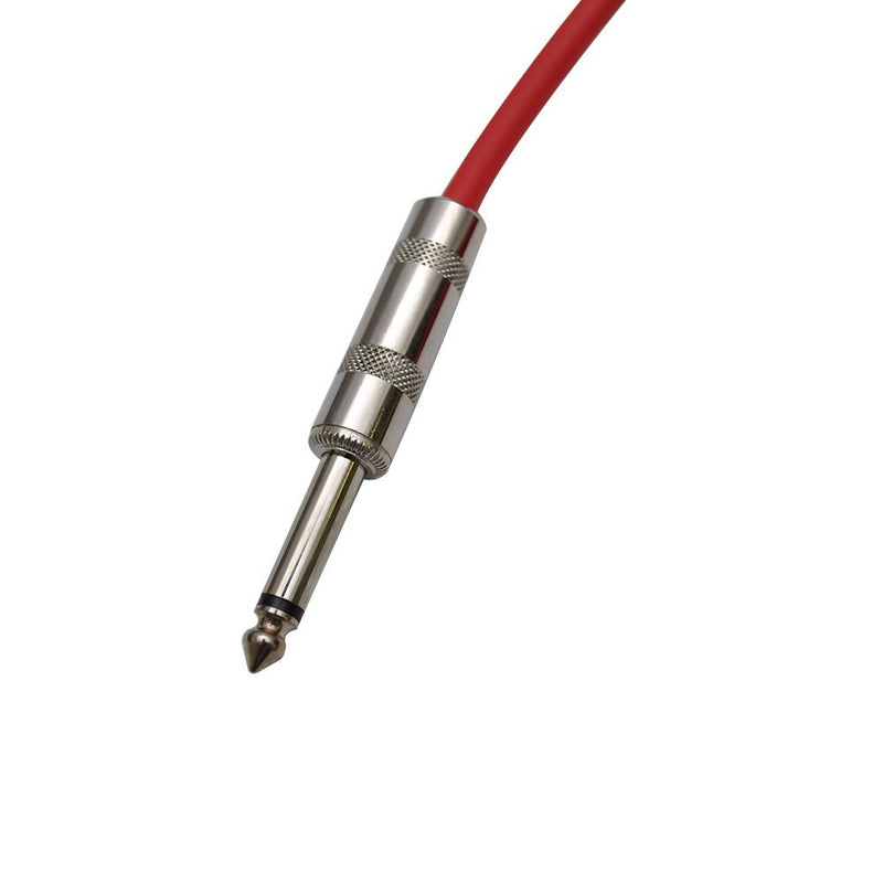 [AUSTRALIA] - Seismic Audio SAGC20R-Red Red 20-Feet Right Angle to Straight Guitar Cable 