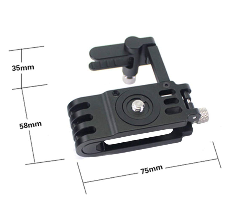 Lanparte SSD T5 Mount E60 SSD Clamp with Cable Clamp Cold Shoe Mount Compatible with Sandisk E60 SSD Samsung T5 SSD