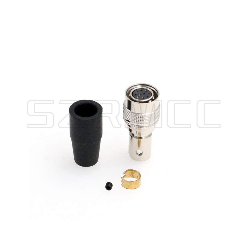 SZRMCC HR10A-10P-10S 10 Pin Female Push-Pull Self-Locking Connector Plug for Industrial Camera