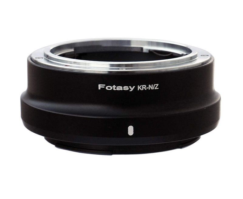 Fotasy Konica AR Lens to Nikon Z Mount Adapter, KR Lense Nikon Z Adapter, Nikon Z KR Ring Adoptor, fits Konica AR Lens & Nikon Z Mount Mirrorless Camera Z5 Z50 Z6 Z7 Z6 II Z7 II Konica AR-Nikon Z