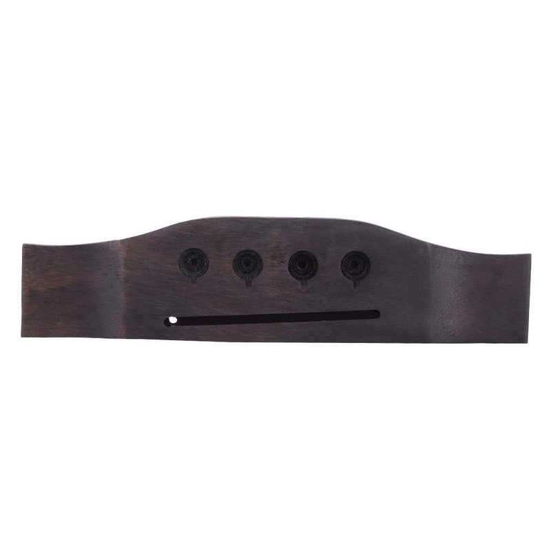 Dilwe 4 Strings Bass Bridge, Rosewood Bridge Saddle and Pins for 4-String Folk Acoustic Bass Accessory Parts