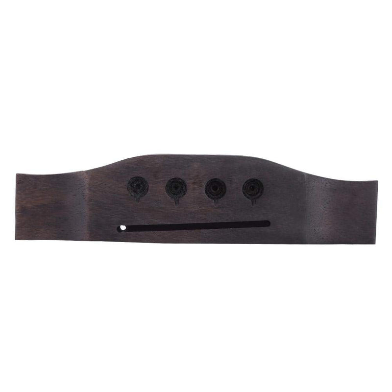 4 Strings Bass Bridge, Rosewood Bridge Saddle and Pins for 4-String Folk Acoustic Bass Accessory Parts