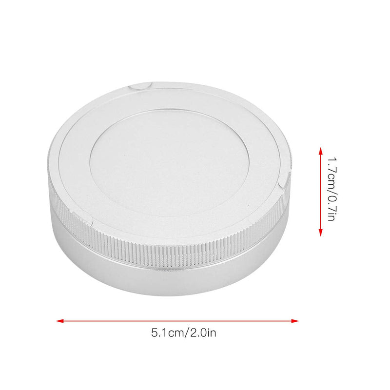 Yoidesu Professional Metal Rear Lens Cap for Leica M Mount Camera Lens (Silver) Silver