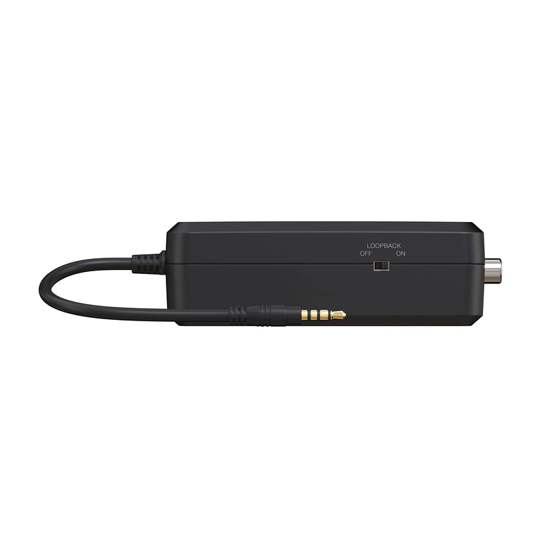 IK Multimedia iRig Stream SOLO audio interface for iOS & Android devices, iPhone, iPad, with 1/8" TRRS jack & 2 RCA, connects directly to mixers & Dj decks IP-IRIG-STREAMSL-IN