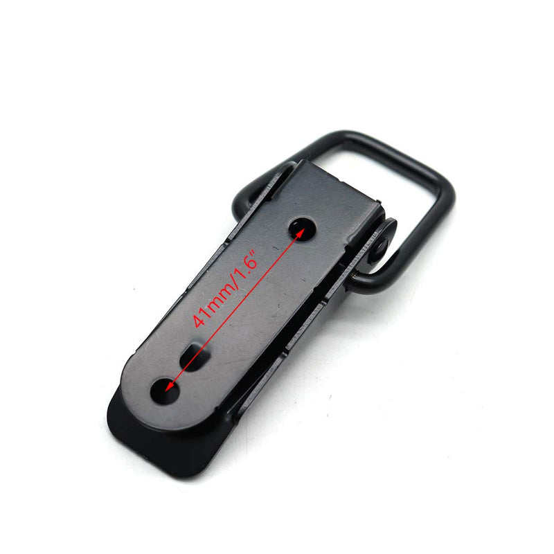 Rannb Large Toggle Latch Hardware Spring Loaded Stainless Steel Latch Hasp - Pack of 4 Large Size No Padlock Hole