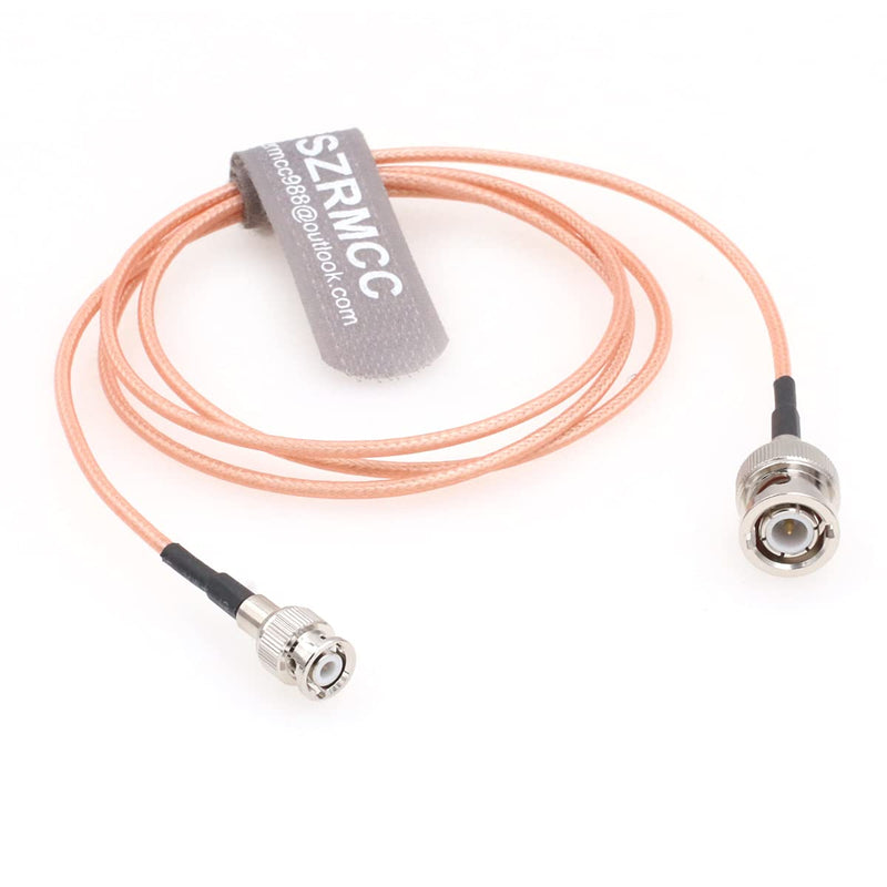 [AUSTRALIA] - SZRMCC Male BNC to Mini Small BNC Male Coaxial RF SDI RG316 Cable for Ultrasonic Flaw Detector Monitor (1m) 1m 