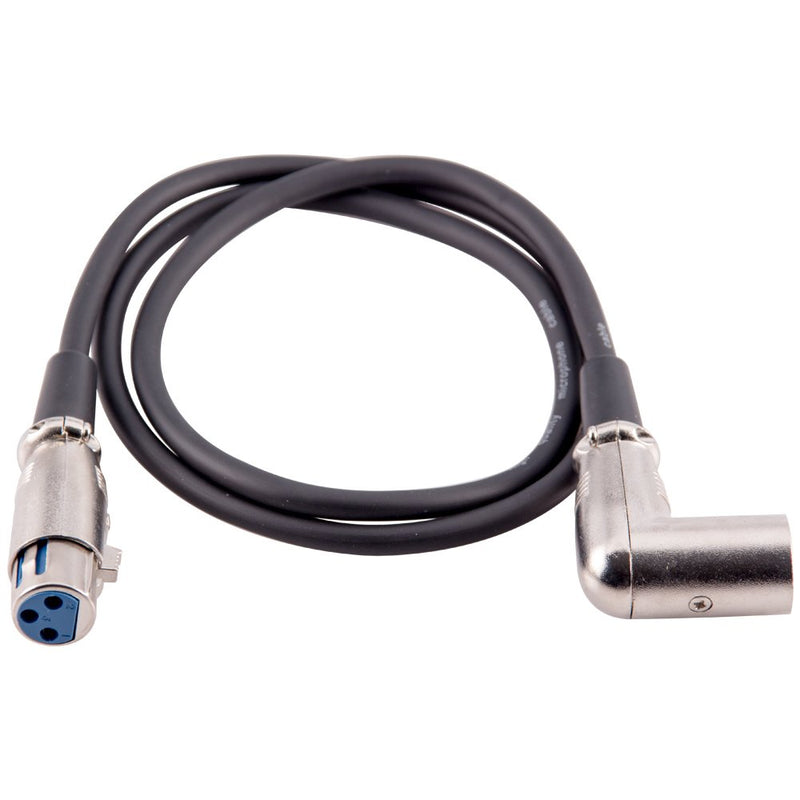 [AUSTRALIA] - SEISMIC AUDIO - XLRRS2-6 Pack of 3' XLR Female to Right Angle Male Patch Cables 