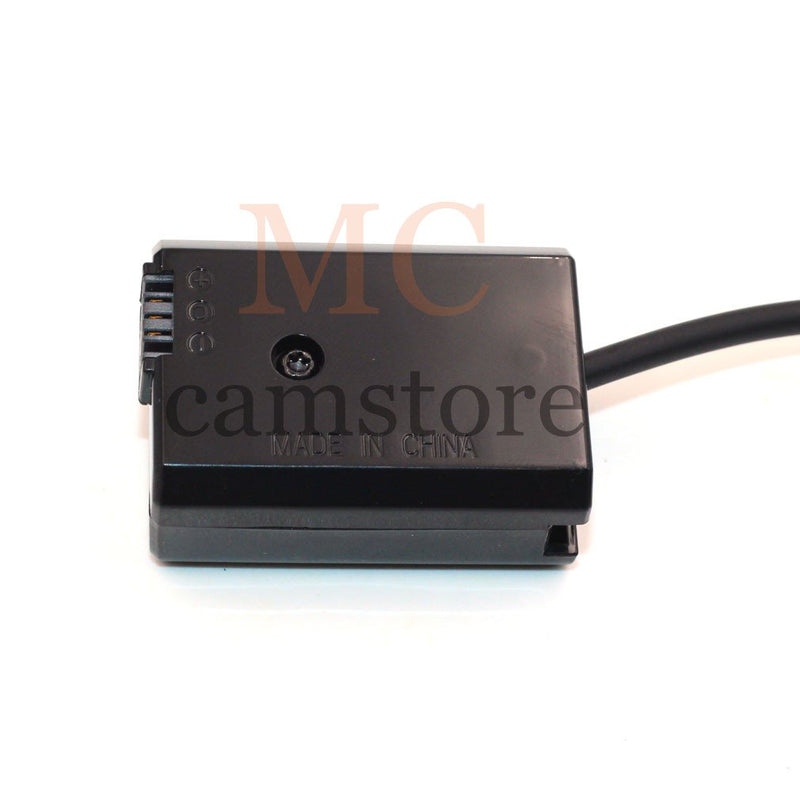 MCCAMSTORE D-Tap Dummy Battery for NP-FW50 DC Coupler Power Cable Adapter for Sony A7 A7R A7000 NEX5 SLT Cameras