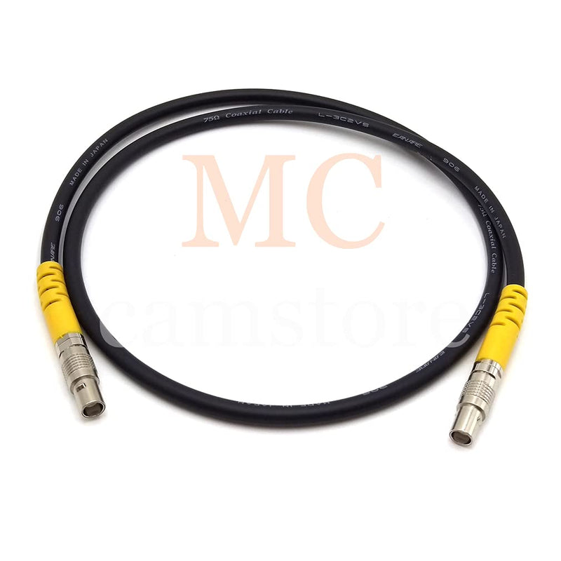 MCcamstore 1pin to 1pin Keyless Coxials Viewfinder Cable for ARRI Alexa Mini LF MVF-2 Set and ARRI Alexa Mini LF Cameras (Mini LF evf Cable 31.5 inch) mini LF evf cable 31.5 inch