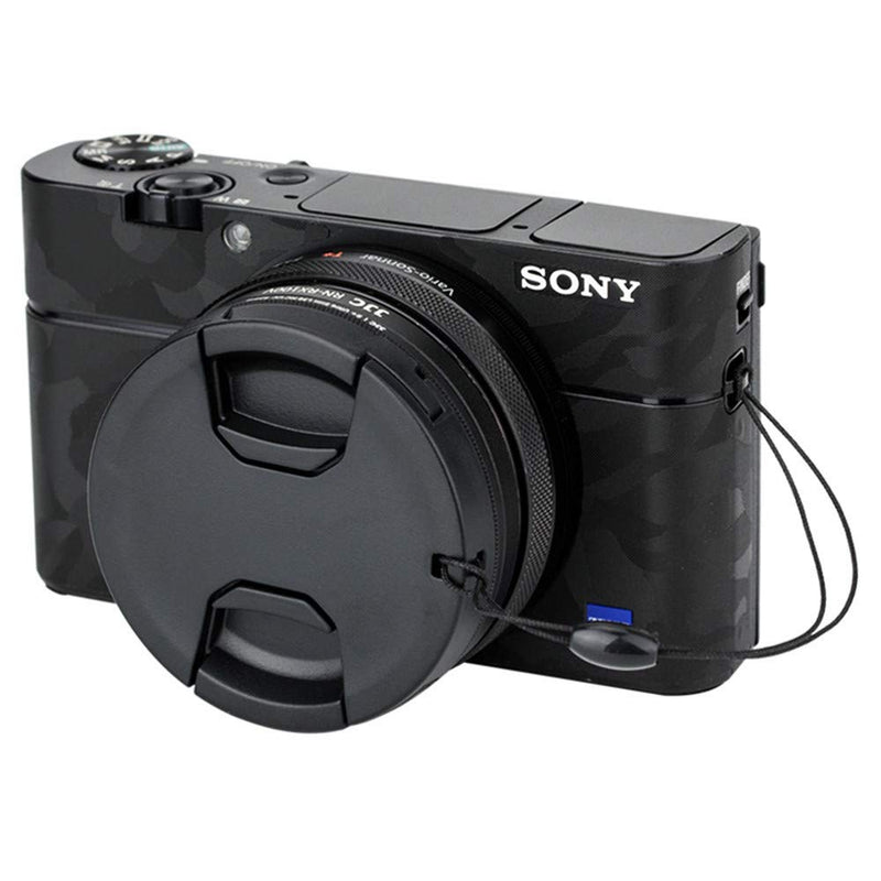 Dedicated Metal 52mm Thread Filter Adapter Lens Adapter for Sony RX100M5A RX100M5 RX100M4 RX100M3 RX100M2 RX100 Installing UV CPL ND Filter, Includes 52mm Snap-On Lens Cap & Cap Keeper String