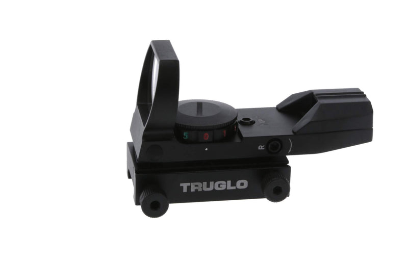 TRUGLO Dual-Color Multi-Reticle Open Dot Sight 5-MOA Dual-Color Dot