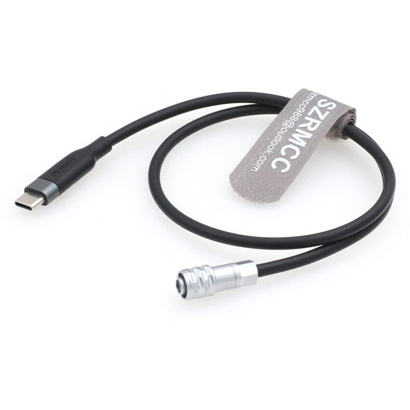 SZRMCC USB Type-C to Weipu SF610 2 Pin PD Trigger Power Cable for BMPCC Blackmagic Pocket Cinema Camera 4K 6k