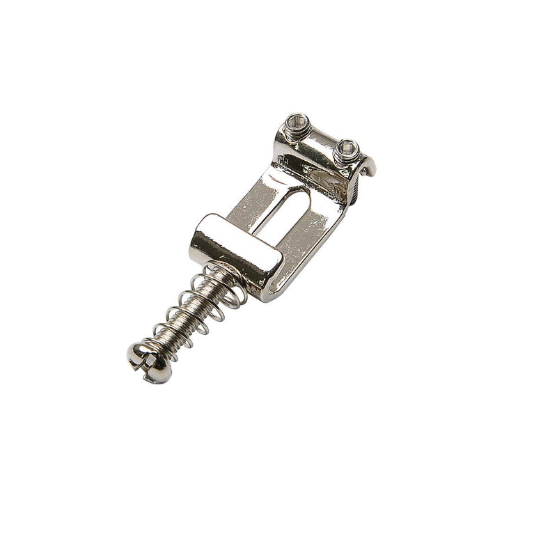 Musiclily Pro 10.5mm Steel Vintage Style Guitar Tremolo Bridge Saddles for Strat Stratocaster Electric Guitar, Nickel(Set of 6)