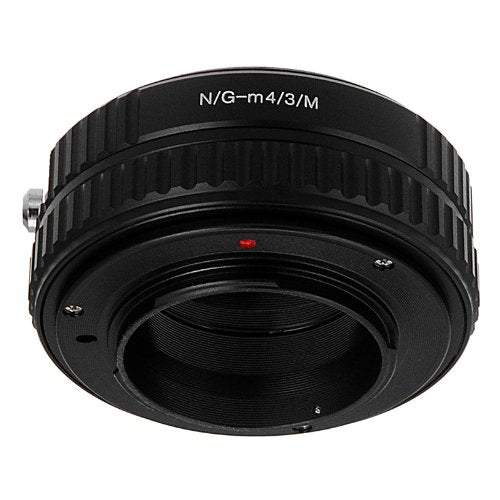 Fotodiox Pro Lens Mount Adapter, Nikon Nikkor (Including G & D-Type) Mount Lens to Micro 4/3 (MFT) Mirrorless Digital Cameras with Macro Focusing Helicoid - Panasonic Lumix, Olympus Pen, OM-D, etc