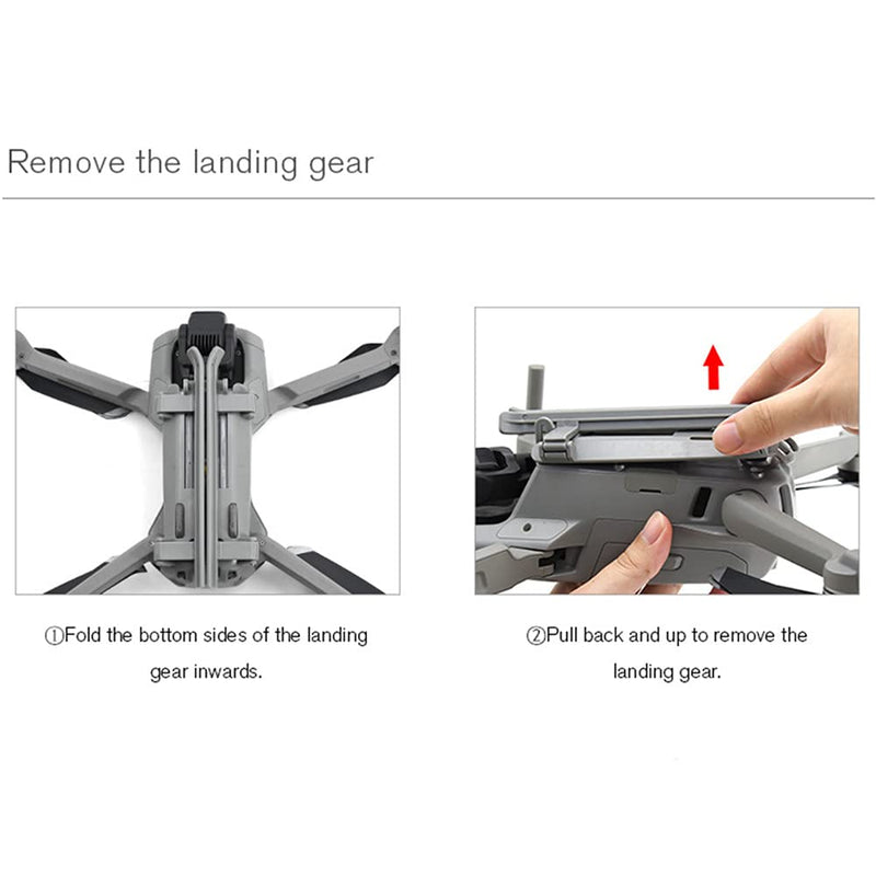 [AUSTRALIA] - Quick-Release Foldable Landing Gear Hightened Landing Leg Support for DJI Mavic Air 2 Mavic Air 2S 