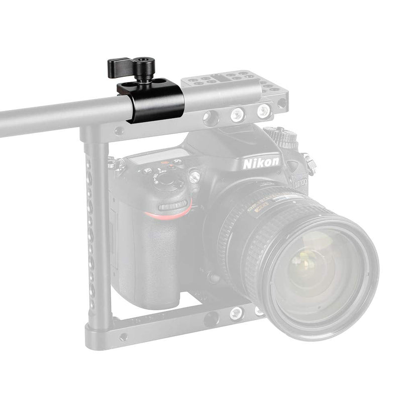 CAMVATE 15mm Rod Clamp Extension Adapter Mount with 1/4"-20 Screws - 2163
